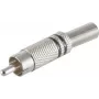 Cinch (RCA)-stekker ShiverPeaks 6 mm metaal 52000-S