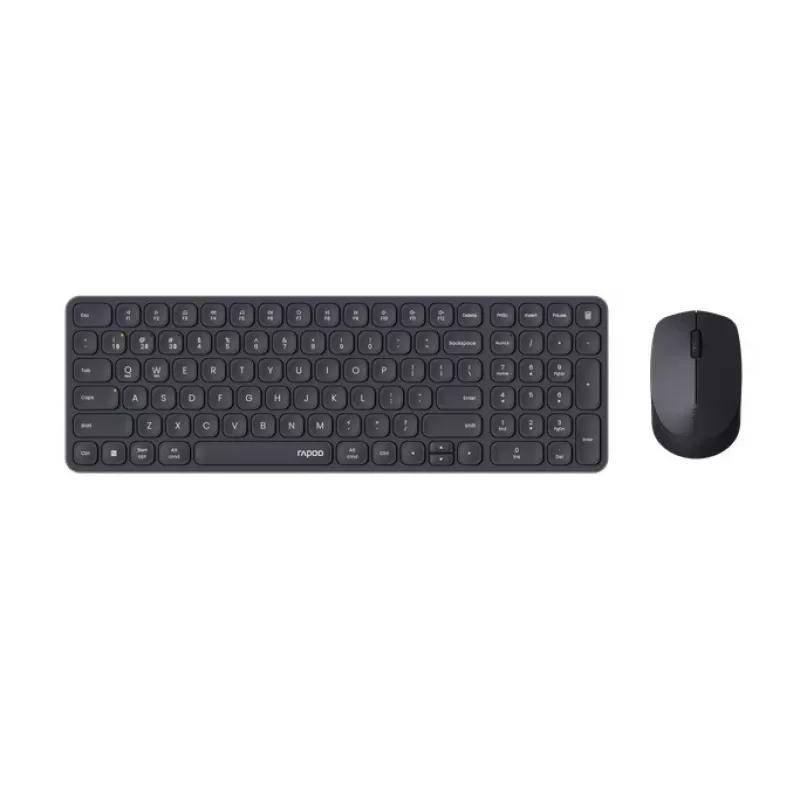 Rapoo 9310M Draadloze multi-mode toetsenbord-en-muisset, zwart