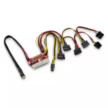 Voeding Inter-Tech 88882190 200W 20+4-pin ATX zwart