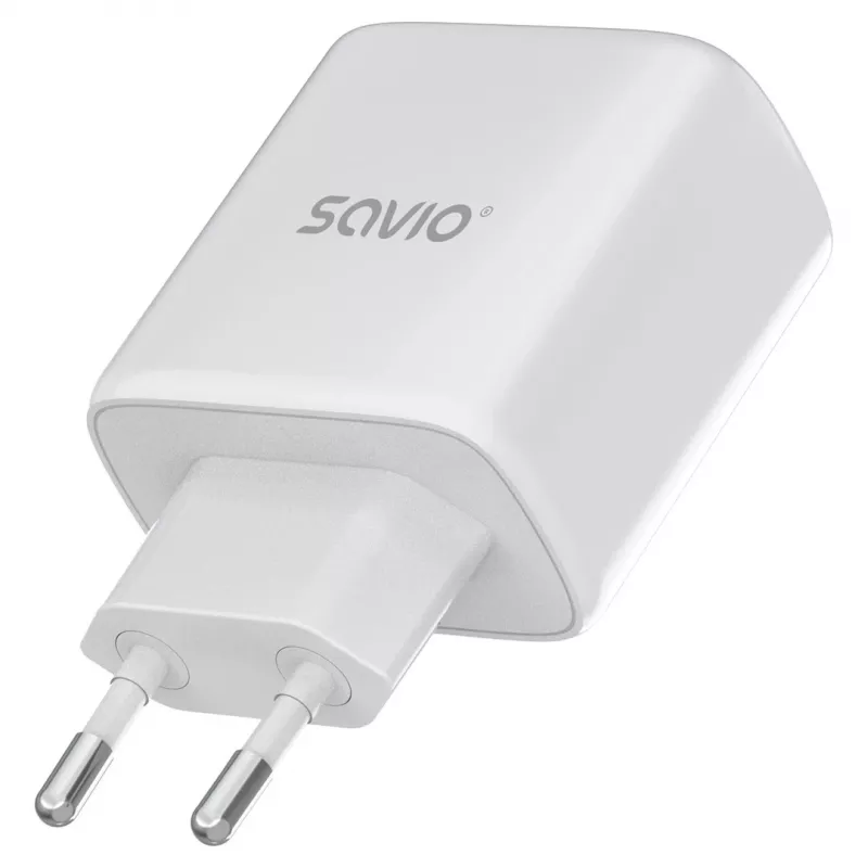 Savio LA-12 oplader voor mobiele apparaten universeel wit AC snelladen indoor