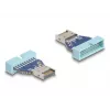 DeLOCK USB-adapter pinheader mannelijk naar interne USB Type-E Key A mannelijk 10 Gbit/s