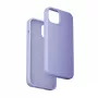 Siliconenhoes Vention KUFV0-20 voor iPhone 15 Plus, paars, soft-touch, licht