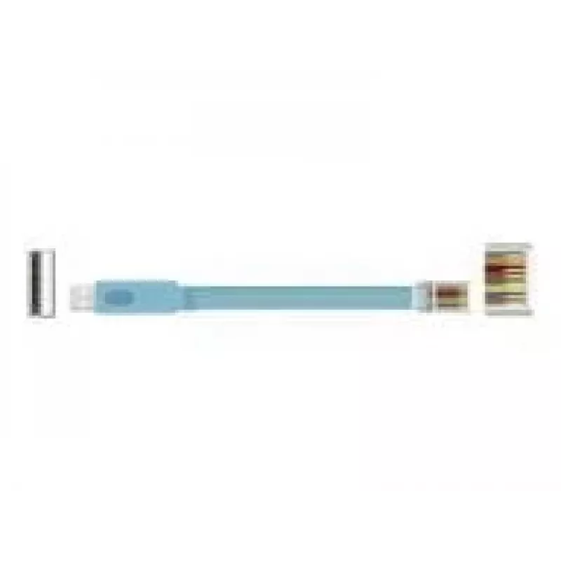 Delock USB 2.0 naar seriële RS-232 RJ45 console-adapterkabel, 3 m, blauw
