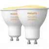 LED GU10-lampen dubbelpack met Hue Bridge – Philips Hue White Ambiance, vervangt 35W