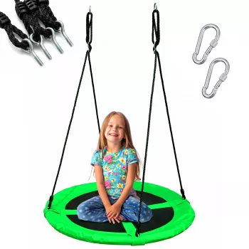 Outdoor hangnest schommel Extralink Black Forest Bocianie gniazdo groen (model SW100X ZIELONE)