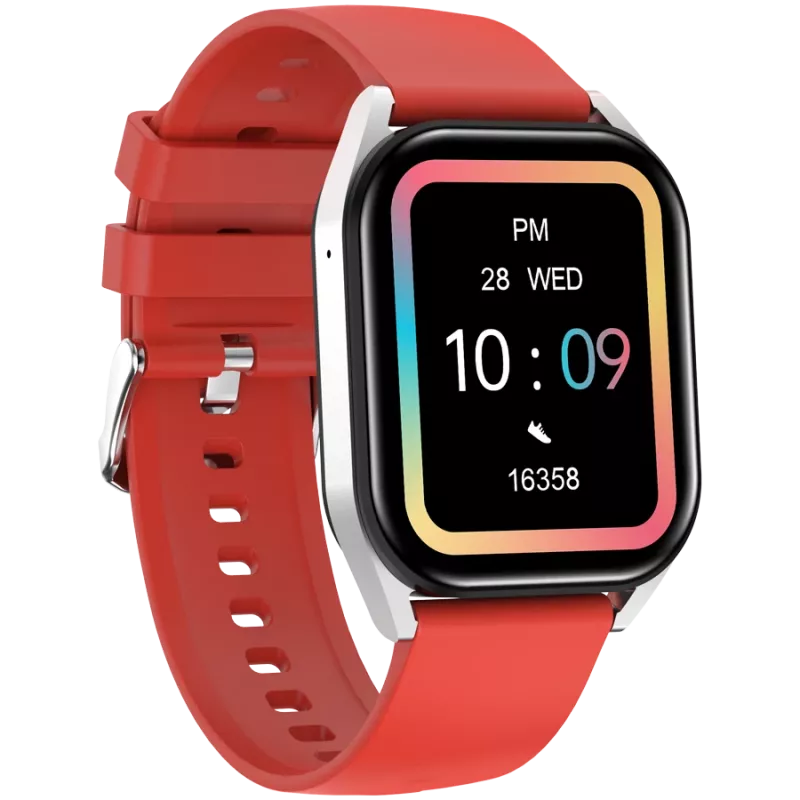 Smartwatch CANYON Chatter SW-58 BT-CALL zilver rood