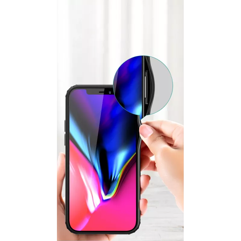 Schokbestendige hoes Devia voor iPhone 12 Pro Max, groen