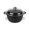 Maestro MR-4616C pan met deksel 16 cm 1 l zwart
