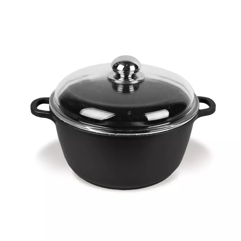 Maestro MR-4616C pan met deksel 16 cm 1 l zwart
