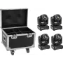 Moving Head Spot EUROLITE TMH-S60 4x LED met transportcase