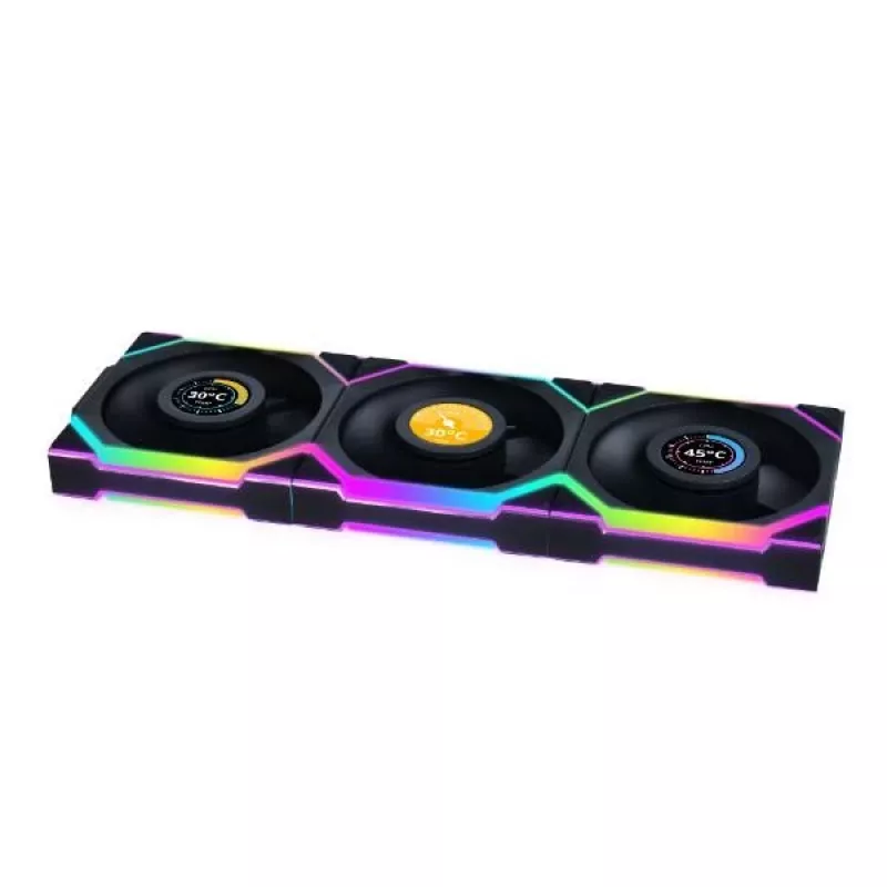 LIAN LI UNI FAN SL Wireless 120 ARGB zwart 3-pack