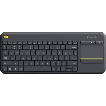 Logitech K400 Plus TV – mini – draadloos – RF Wireless – QWERTY – zwart