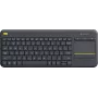 Logitech K400 Plus TV – mini – draadloos – RF Wireless – QWERTY – zwart