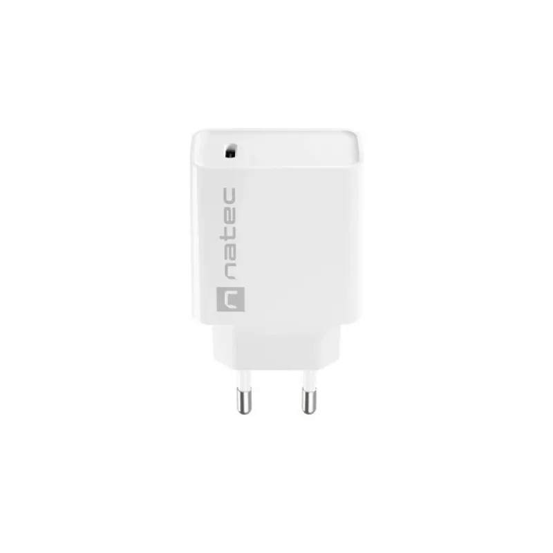 Indoor USB-C snellader NATEC RIBERA 12V 20W Quick Charge 3.0 wit