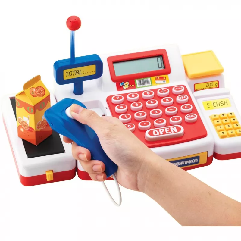 Playset Simba-Dickie supermarktkassa met scanner model 104525700, speelgoedkassaset