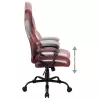 Subsonic SA5642-H1 bureaustoel gevoerde zitting gevoerde rugleuning bruin wit