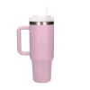 Extralink Black Forest Thermosbeker met rietje en handvat, 1200 ml, Powder Pink