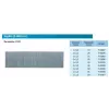 Makita F-31957 Brad-nagels, 1,2 x 50 mm, 5000 stuks