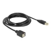 USB-kabel DeLOCK USB2.0-B 2 m USB B zwart