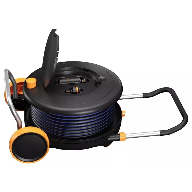 Fiskars Comfort slangenhaspel L met wielen 30 m 1071670