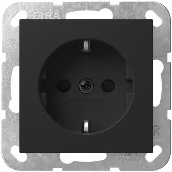 Schuko-stopcontact Gira 4453005 voor System 55 (vervangingsinzetstuk) – model 4453005