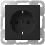 Schuko-stopcontact Gira 4453005 voor System 55 (vervangingsinzetstuk) – model 4453005