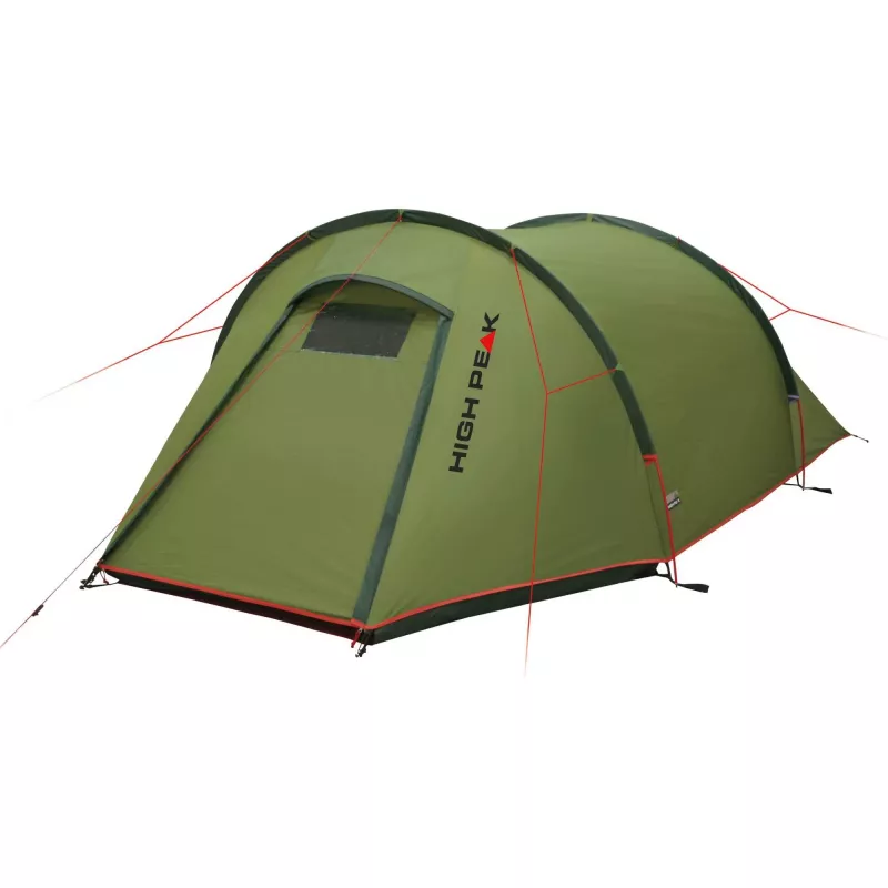 High Peak Kite 2 extra licht koepeltent 2 personen groen, rood