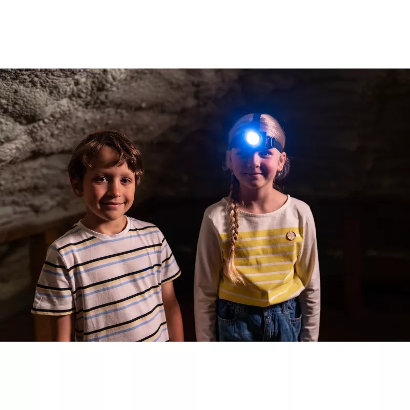 Theo Klein kinderhoofdlamp Bosch met echte lichtfunctie, verstelbare band