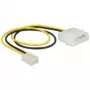 Interne stroomkabel DeLOCK 83659 0,3 m Molex 3-pin