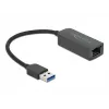 Adapter USB Type-A stekker naar 2,5 Gigabit LAN DeLOCK 66646