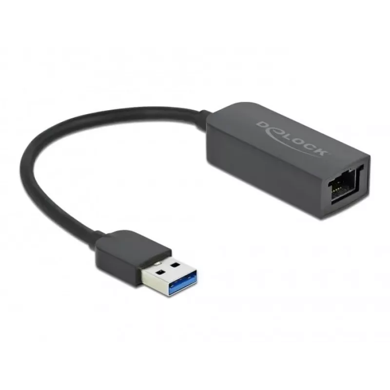Adapter USB Type-A stekker naar 2,5 Gigabit LAN DeLOCK 66646