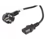 Lanberg CA-C13C-11CC-0100-BK stroomkabel zwart 10 m C13-koppeling CEE7/7