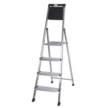 Krause Secury opvouwbare ladder zilver
