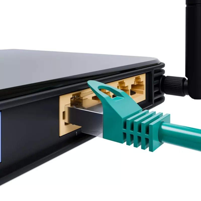 Netwerkkabel Extralink LAN patchkabel Cat.6 FTP RJ-45 Cat6 0,5 m groen