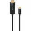 Goobay USB-C-naar-HDMI-kabel 4K met 60 Hz 2 m zwart – stekker > HDMI (75697)