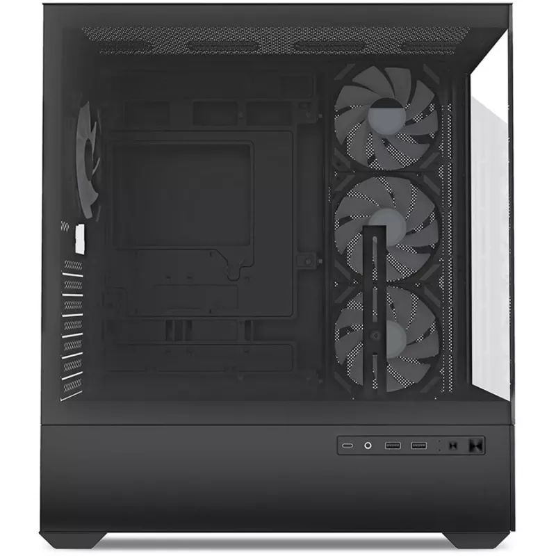 PC-behuizing Sharkoon AK6 RGB, ATX, zwart
