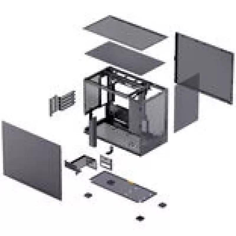 computerbehuizing Jonsbo D32 PRO Mesh mATX – zwart