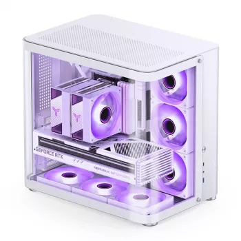 PC-behuizing Jonsbo TK-2 2.0 Midi Tower zwart
