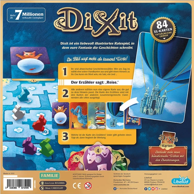 Kaartspel Asmodee Dixit LIBD0016 — rollenspel, 30 min, leeftijd 8+