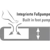 Luchtbed Multi Comfort Plus 40053, campingluchtbed zwart/grijs