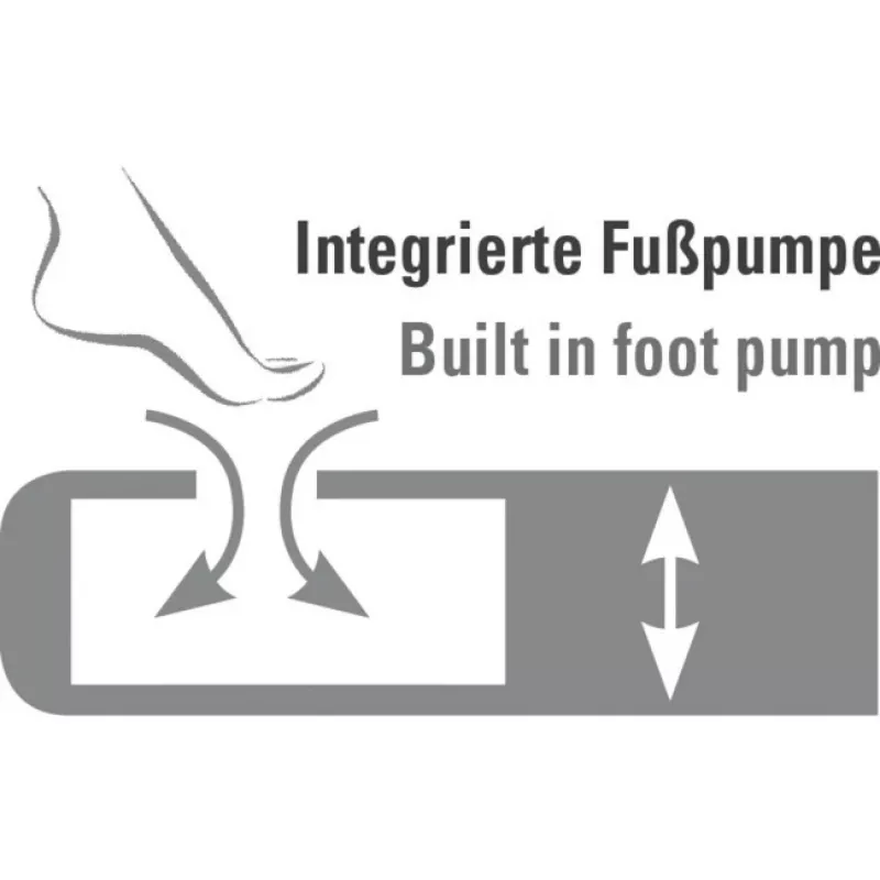 Luchtbed Multi Comfort Plus 40053, campingluchtbed zwart/grijs