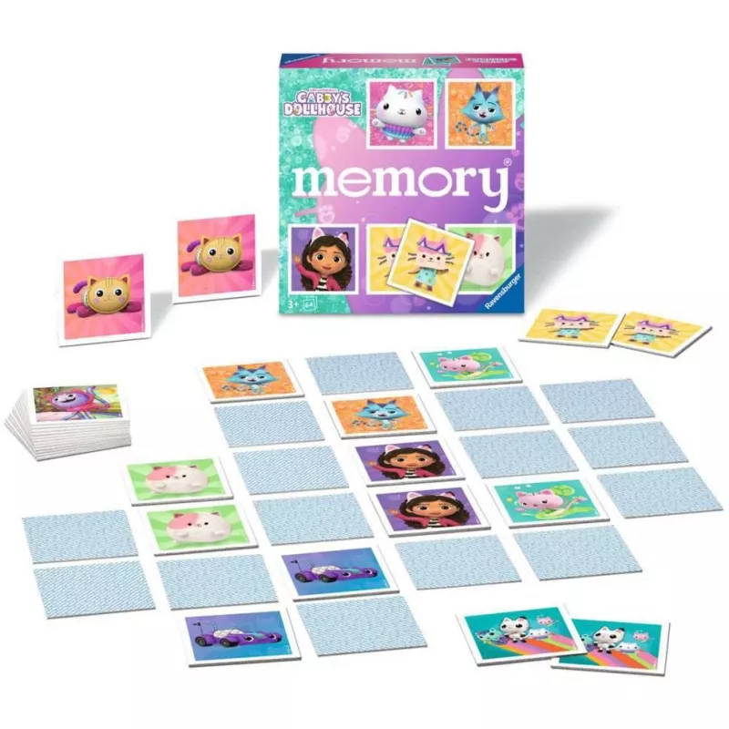 memory - Gabby's Dollhouse, memory-spel