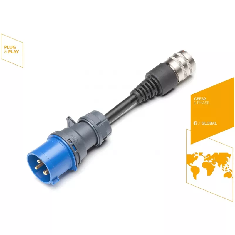 Veiligheidsadapter JUICE CONNECTOR, CEE32 / 230V, eenfasig (blauw, voor JUICE BOOSTER 2)