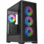 PC-behuizing Silentware Core 100 A-RGB zwart — model CORE100zwart, A-RGB-verlichting, midtower-formfactor