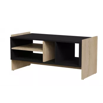 Cama PORTO bank/tafel 100x50x46 eiken/zwart