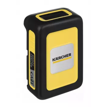Accu- en laderset Kärcher Power 18 V 2,5 Ah, 1 accu, 1 lader, geel