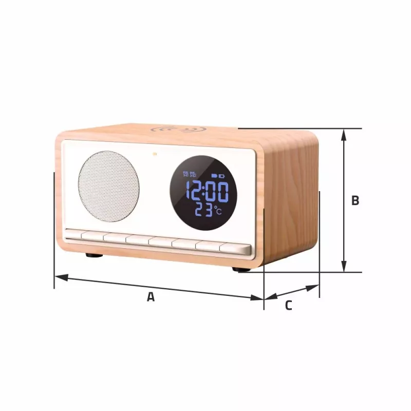 Manta RDI912W Rimini wekkerradio, wit