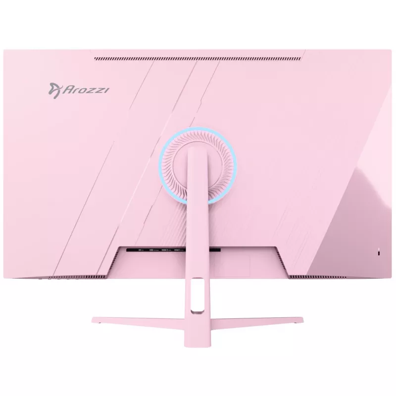 Computermonitor Arozzi Nova 32 inch (80 cm) 2560×1440 Quad HD LED 1 ms 16:9 roze met luidsprekers en VESA