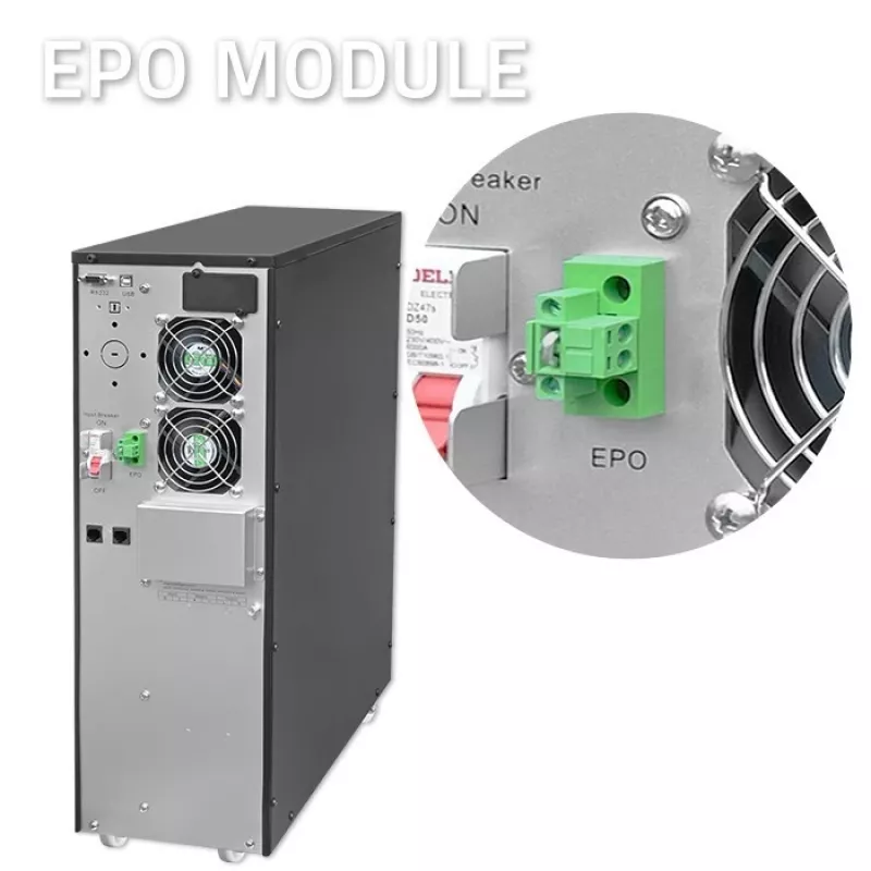 Onderbrekingsvrije stroomvoorziening QOLTEC 52283 6kVA 6000W PF 1.0