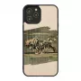 Telefoonhoes Man and Wood voor iPhone 12 Pro Max — wit stier-design